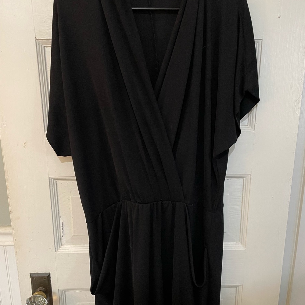 Rachel Roy Black Wrap Dress, XL